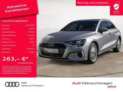 Florettsilber Gebraucht 2023 Audi A3 Sportback e-tron Advanced Plus Limousine | 26.490 € (Guter Preis)