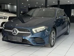 Denimblau metalliclack Gebraucht 2020 Mercedes A250 AMG line Limousine | 24.990 € (Fairer Preis)