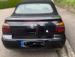 Schwarz Gebraucht 2000 VW Golf Cabriolet Highline Cabrio | 4.500 € (Teuer)