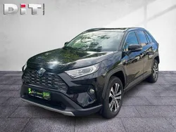 Tiefschwarz mica (metallic) Gebraucht 2019 Toyota RAV4 Hybrid Lounge SUV | 27.240 € (Fairer Preis)