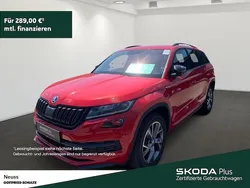Velvetrot metallic Gebraucht 2021 Skoda Kodiaq SportLine SUV | 30.250 € (Fairer Preis)