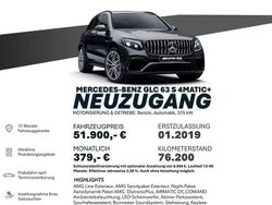 Schwarz Gebraucht 2019 Mercedes GLC63 AMG AMG SUV | 51.900 € (Superpreis)