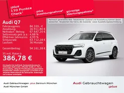 Gletscherweiß metallic Gebraucht 2024 Audi Q7 S-Line SUV | 84.559 € (Teuer)