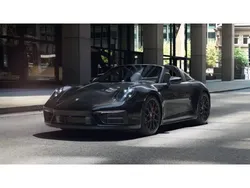 Tiefschwarzmetallic Gebraucht 2024 Porsche 911 Targa 4 Cabrio | 183.900 € (Fairer Preis)