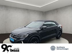 Deep black perleffekt/schwarz Gebraucht 2024 VW T-Roc Cabriolet R-line Cabrio | 35.400 € (Fairer Preis)