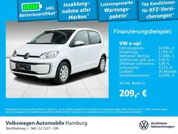 Weiß Gebraucht 2021 VW e-up! move up! Kleinwagen | 14.430 € (Fairer Preis)
