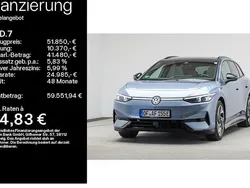 Blau Gebraucht 2024 VW ID.7 Pro Limousine | 51.850 €