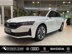Weiß (moonweiss metallic) Neu 2025 Skoda Octavia SportLine Kombi | 36.841 € (Teuer)