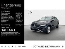 Schwarz Gebraucht 2024 VW T-Roc Life SUV | 22.680 € (Fairer Preis)