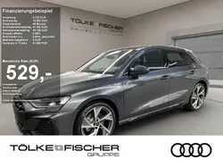 Grau Gebraucht 2024 Audi A3 Sportback S-Line Limousine | 38.787 € (Fairer Preis)