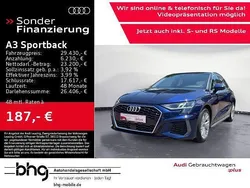 Navarrablau metallic Gebraucht 2024 Audi A3 Sportback S-Line Kombi | 29.430 € (Fairer Preis)
