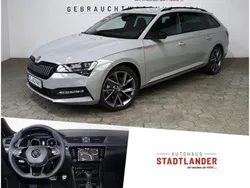 Steelgrau Gebraucht 2023 Skoda Superb SportLine Kombi | 37.490 € (Etwas zu teuer)