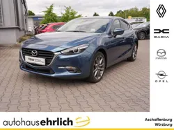 Blau Gebraucht 2017 Mazda 3 Kizoku Kleinwagen | 16.980 € (Etwas zu teuer)