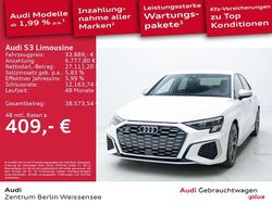 Weiß Gebraucht 2023 Audi S3 Sport Limousine | 33.889 € (Superpreis)