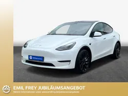Weiß Gebraucht 2022 Tesla Model Y Performance SUV | 48.490 € (Teuer)