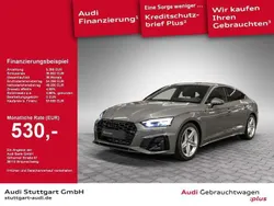 Grau Gebraucht 2024 Audi A5 Sportback S-Line Limousine | 53.555 € (Teuer)