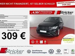 Schwarz (deep black perleffekt) Gebraucht 2024 VW Tiguan Allspace Life SUV | 34.949 € (Superpreis)