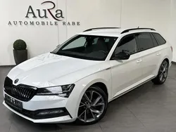 Moonweiss Gebraucht 2021 Skoda Superb SportLine Kombi | 27.449 € (Fairer Preis)