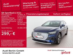 Navarrablau metallic Gebraucht 2022 Audi Q4 Sportback e-tron Advanced SUV | 29.900 € (Guter Preis)