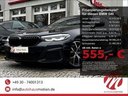 Black sapphire metallic Gebraucht 2021 BMW 540 M Sport Limousine | 42.970 € (Fairer Preis)