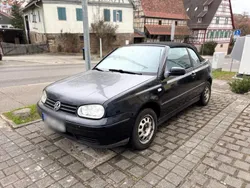 Schwarz Gebraucht 1999 VW Golf Cabriolet Cabrio | 1.800 € (Fairer Preis)