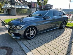 Grau Gebraucht 2017 Mercedes C220 AMG Kombi | 16.000 € (Fairer Preis)