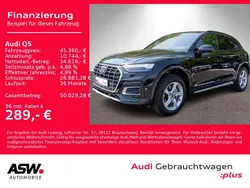 Mythosschwarz metallic Gebraucht 2024 Audi Q5 Advanced Plus SUV | 45.360 € (Fairer Preis)