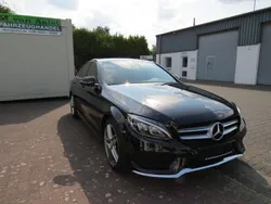 Obsidianschwarz Gebraucht 2018 Mercedes C250 AMG line Limousine | 22.967 € (Guter Preis)