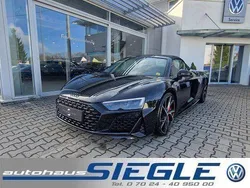 Mythosschwarz (metallic) Gebraucht 2020 Audi R8 Spyder Advanced Plus Cabrio | 129.800 € (Fairer Preis)