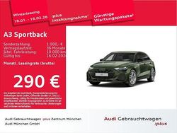 Distriktgrün metallic Gebraucht 2024 Audi A3 S-Line Limousine | 35.584 € (Fairer Preis)