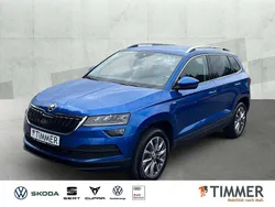 Raceblau metallic Gebraucht 2021 Skoda Karoq Clever SUV | 22.690 € (Guter Preis)