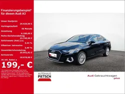 Schwarz Gebraucht 2024 Audi A3 Advanced Limousine | 29.920 € (Guter Preis)