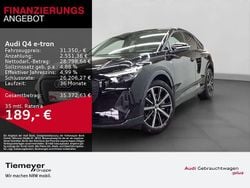 Mythosschwarz metallic Gebraucht 2022 Audi Q4 Sportback e-tron S-Line SUV | 31.350 € (Guter Preis)