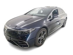 Blau Gebraucht 2023 Mercedes EQS450+ AMG line Limousine | 61.590 € (Guter Preis)
