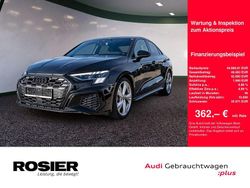 Mythosschwarz metallic Gebraucht 2024 Audi S3 Ambiente Limousine | 44.880 € (Etwas zu teuer)