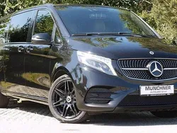 Obsidianschwarz Gebraucht 2022 Mercedes V300 AMG line Van / Kleinbus | 44.500 € (Fairer Preis)