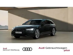 Mythosschwarz metallic Gebraucht 2024 Audi A6 S-Line Kombi | 59.980 €