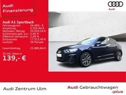 Navarrablau metallic Gebraucht 2024 Audi A1 Sportback S-Line Kleinwagen | 24.460 € (Guter Preis)