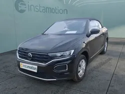 Schwarz Gebraucht 2021 VW T-Roc Cabriolet Style Cabrio | 25.490 € (Fairer Preis)