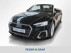 Mythosschwarz metallic verd... Gebraucht 2023 Audi A5 Cabriolet S-Line Cabrio | 49.849 € (Teuer)
