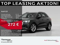 Mythosschwarz metallic Gebraucht 2024 Audi Q3 S-Line SUV | 39.130 € (Guter Preis)