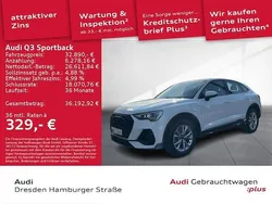 Ibisweiß Gebraucht 2022 Audi Q3 Sportback Design SUV | 32.490 € (Fairer Preis)