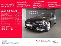 Mythosschwarz metallic Gebraucht 2022 Audi A4 Advanced Kombi | 24.850 € (Superpreis)