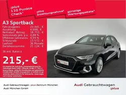 Schwarz Gebraucht 2021 Audi A3 Sportback e-tron Advanced Limousine | 23.441 € (Fairer Preis)