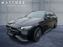 Schwarz Gebraucht 2024 Mercedes C220 AMG Limousine | 45.499 € (Etwas zu teuer)