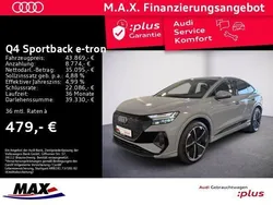 Kieselgrau Gebraucht 2022 Audi Q4 Sportback e-tron S-Line SUV | 43.869 € (Fairer Preis)