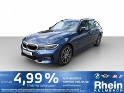 Phytonicblau metallic Gebraucht 2021 BMW 330e Sport Line Kombi | 31.670 € (Fairer Preis)