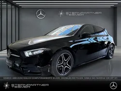 Schwarz Gebraucht 2021 Mercedes A200 AMG Limousine | 27.580 € (Fairer Preis)
