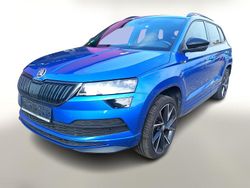 Blau Gebraucht 2020 Skoda Karoq SportLine SUV | 20.988 € (Etwas zu teuer)