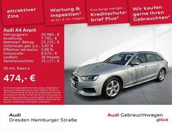 Florettsilber metallic Gebraucht 2024 Audi A4 Advanced Plus Kombi | 30.980 € (Fairer Preis)